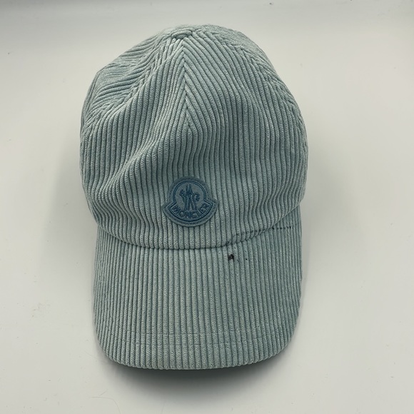 MONCLER Corduroy Baseball Cap With Logo - Picture 4 of 9